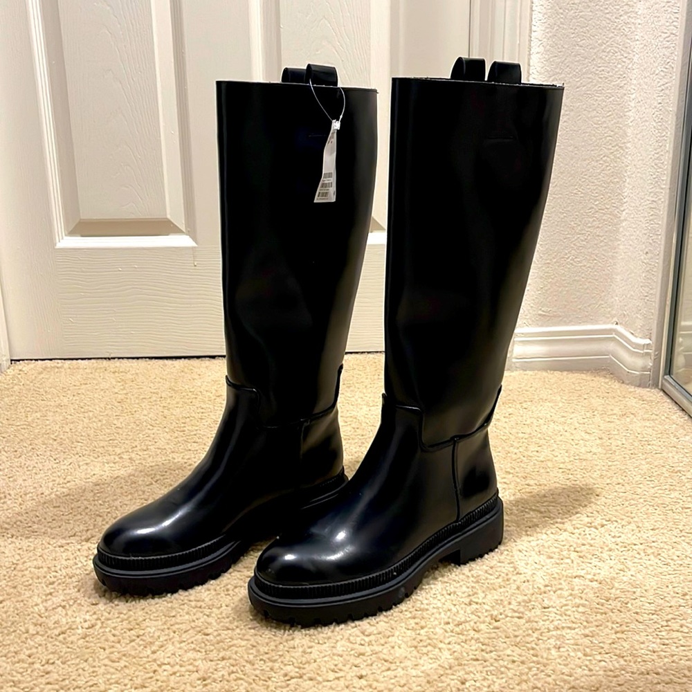 H&M Knee High Chunky Soled Boots